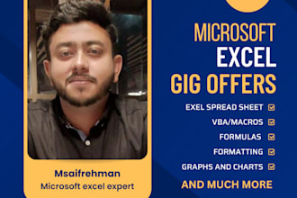 be your microsoft excel assistant