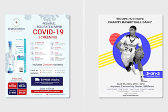 design professional flyer and poster for your business