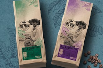 do make great drink packaging or label design