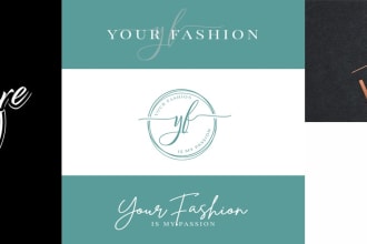 design clothing luxury fashion and custom logo design
