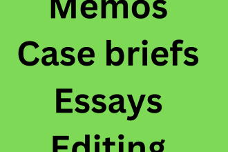 write sales pitch, memo and case briefs