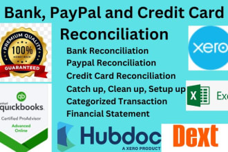 do clean up, catch up, bank paypal reconciliation in quickbooks online and xero