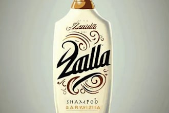 make awesome shampoo brand logo design