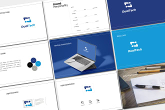 design minimal logo with brand identity, style guide, guidelines or branding kit