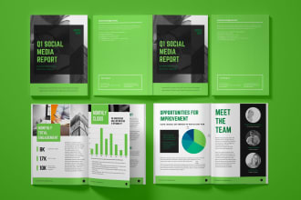 design digital brochure, company profile, booklet, proposal or annual report