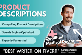 write revenue generating SEO product descriptions