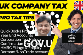 do hmrc ct600 corporation tax return accounts for UK company