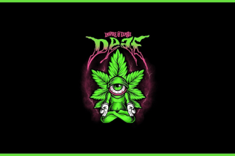 be make a premium quality cannabis, weed, hemp, brand logo