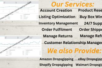 expert for walmart dropshipping and amazon dropshipping