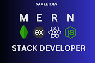 do full stack web development using mern stack