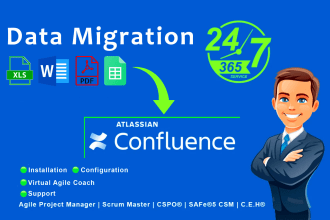 setup confluence space, migrate data from any format