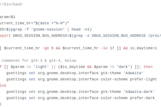 write bash shell scripts for you