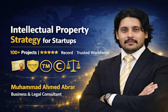 intellectual property strategy and research for startups