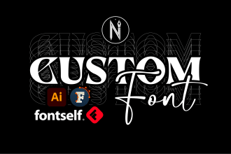 create custom font for 24 hours