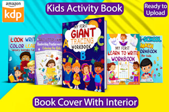 design kids activity book,tracing workbook for amazon kdp