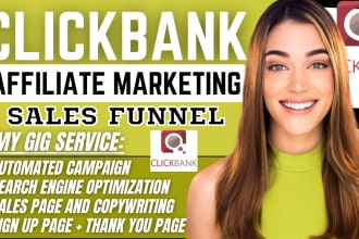 build clickbank affiliate marketing sales funnel to boost clickbank sales