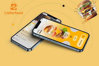 design a mobile app uiux in figma with prototyping and handsoff