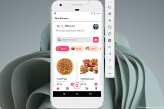 build an online food delivery app with beautiful design