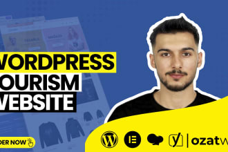 create an SEO optimized wordpress tourism website