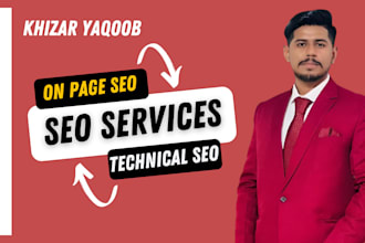 do SEO audit, on page optimization, and technical optimization