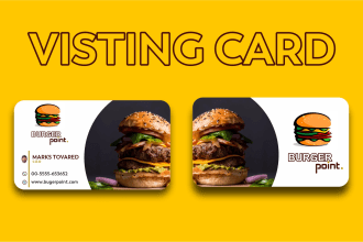 design visiting card and business card