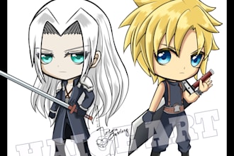 draw awesome chibi of your original character or fanart