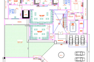 we draw house plan and design just in 5 hours