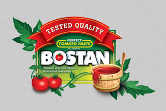 do a unique creative custom tomato logo with fast delivery