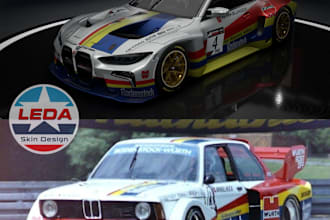 create accurate replicas of real life racing cars for ac and acc