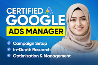 build optimized google ads and shopping campaigns to drive more business