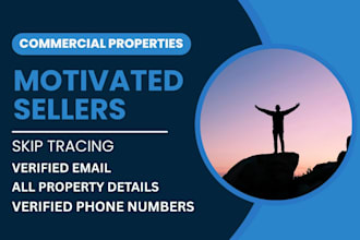 provide real estate motivated seller and cash buyer leads with skip tracing