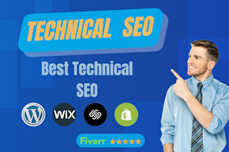 best technical SEO for wordpress, wix, shopify, squarespace, webflow