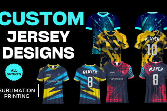 do custom sports jersey designs for sublimation printing