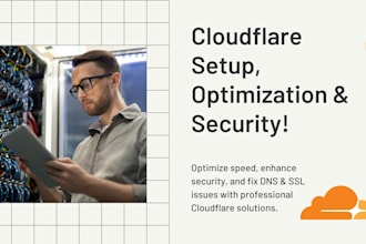 be your expert cloudflare engineer for dns, security, and speed optimization