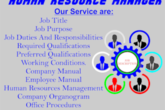write a top notch job description for any portfolio