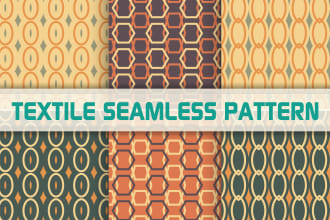 create vector seamless textile repeat pattern