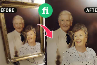 restore old photos, fix low resulation, enhancement or colorization