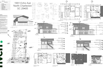 do 2d floor plan, construction drawings, autocad, revit