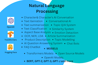 build nlp ai application text generation chat conversational bot story writing