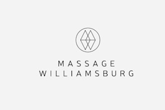 design wonderful massage williamsburg logo