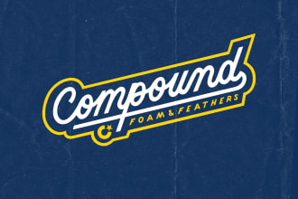 create a custom vintage typography logo for your business