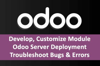 install or configure odoo, develop odoo modules