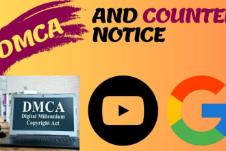 submit legal takedown notice for leaked and infringing content by dmca