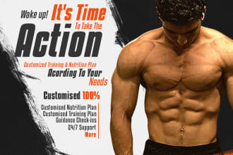 create custom workout and meal plans for your fitness goals