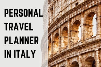 make for you a perfect travel itinerary in italy