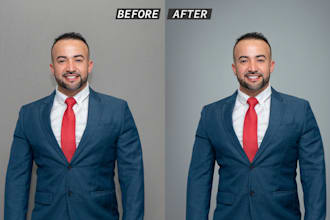 do photo editing, retouching portraits, and headshot for you