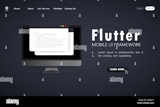 be your expert flutter developer for high performance app development