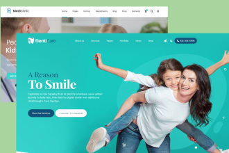create a healthcare medical website for you