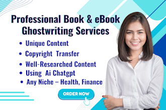use chatgpt to write an ebook for you