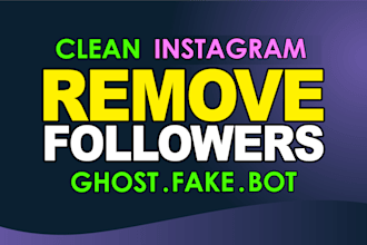 remove ghost fake bot followers from your instagram safely